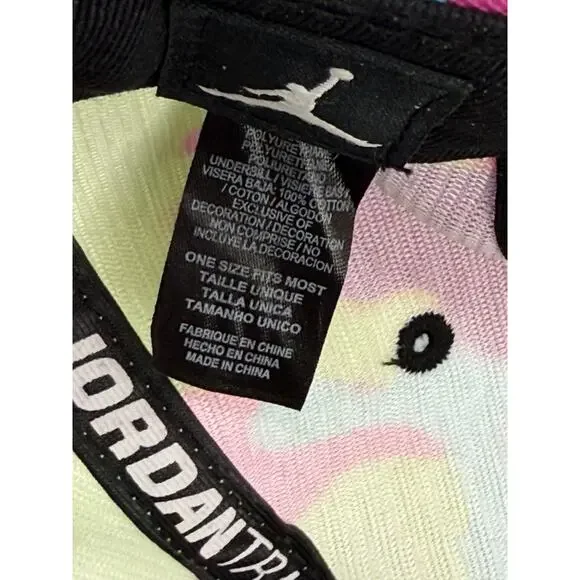 Air Jordan True Hat Men Black Camo Embroidered Logo Jumpman Snap Back Cap NEW - Picture 9 of 11